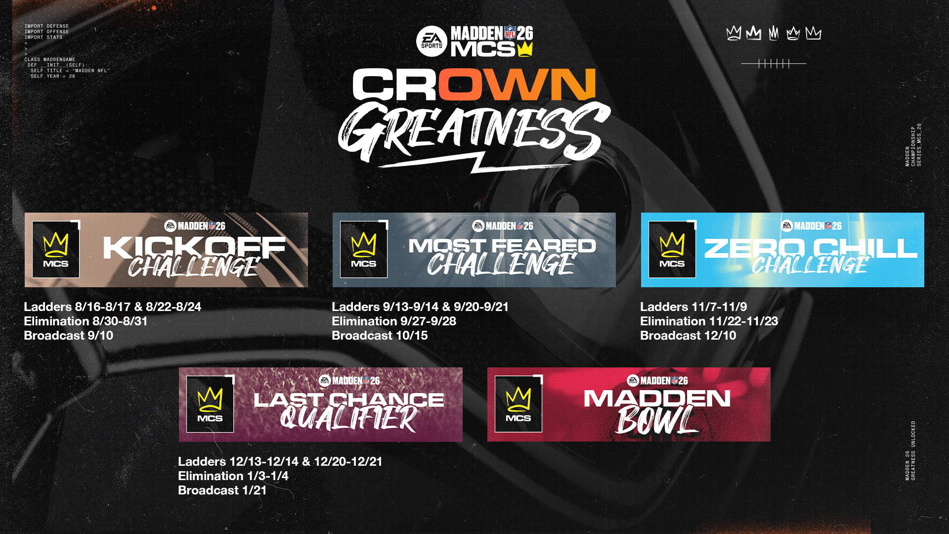 Season Calendar
